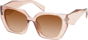 mosanana Square Cat Eye Sunglasses for Women Trendy Geometric Style Model-COCO