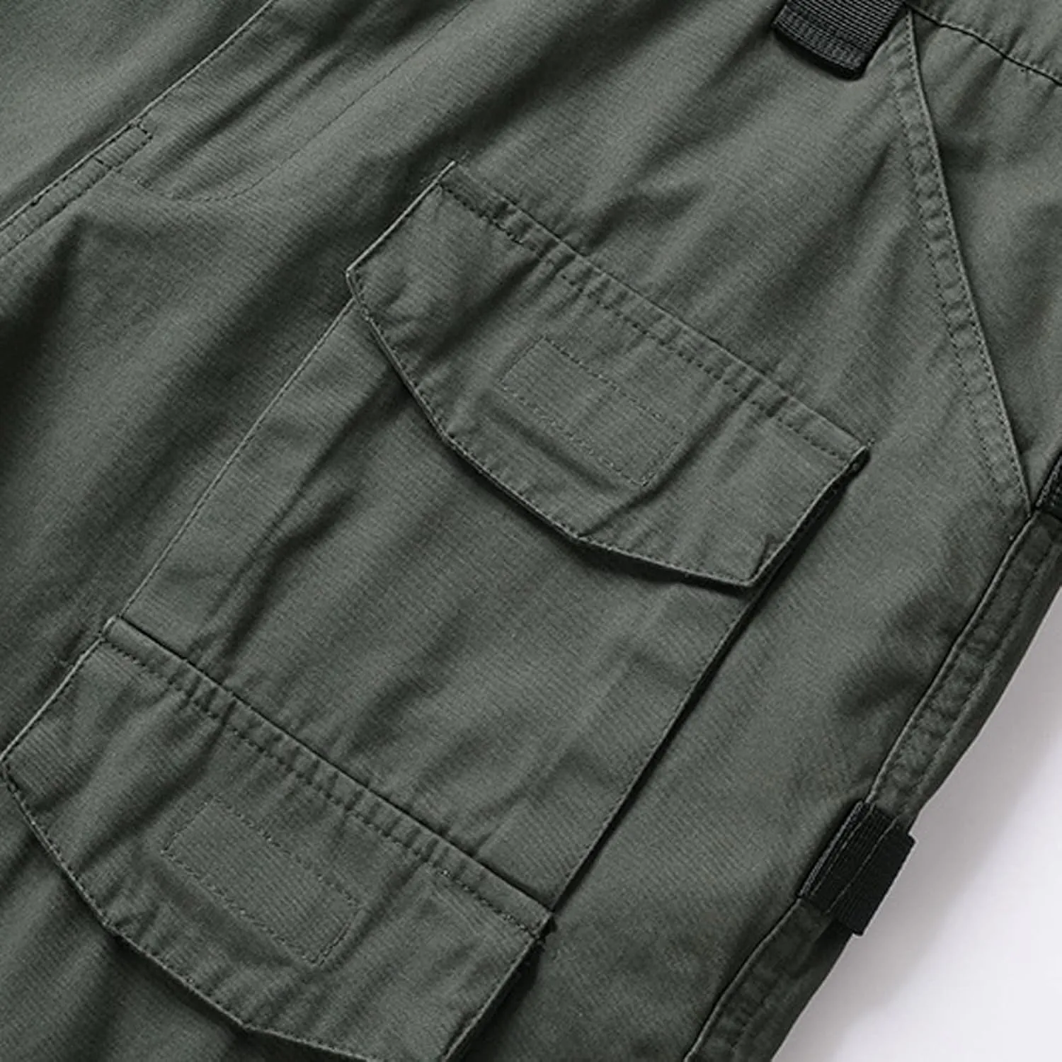 Muscularfit Cotton Mens Shorts Regular Big and Tall Multi Pockets Cargo Shorts 7" Inseam Summer Casual Sport Tooling Shorts