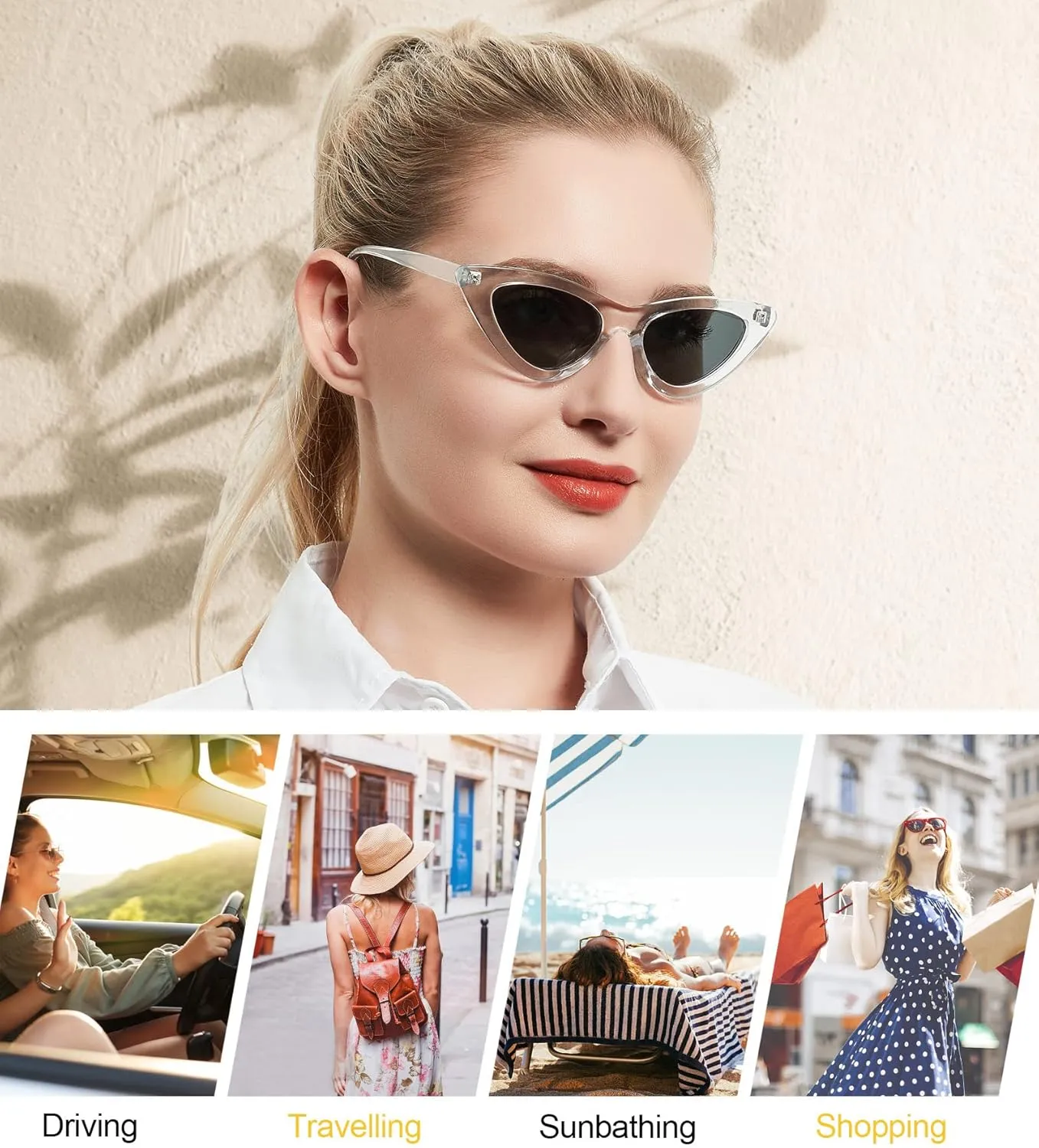 Narrow Sunglasses for Women Men Cool Polarized Sun Glasses Reduce Glare