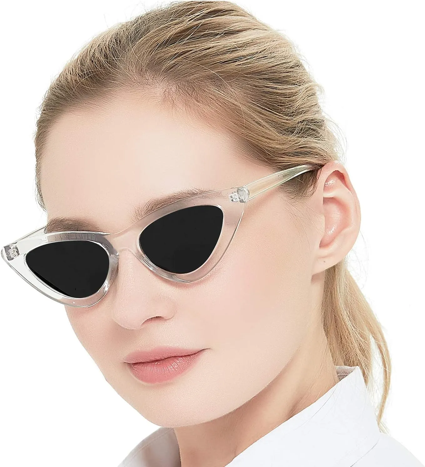 Narrow Sunglasses for Women Men Cool Polarized Sun Glasses Reduce Glare