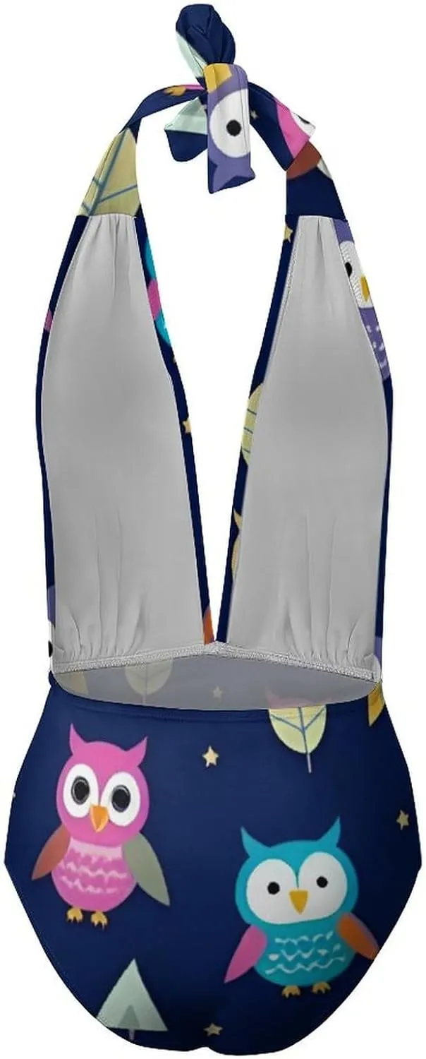 One Piece Swimsuit for All Women, High Cut Low Back Swimming Suit Monokini