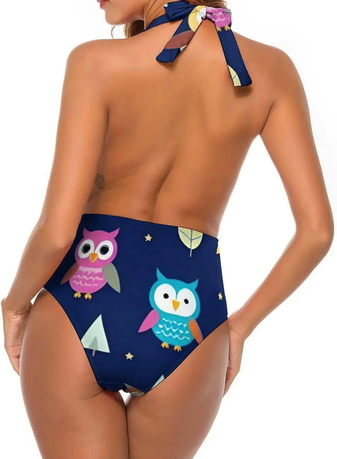 One Piece Swimsuit for All Women, High Cut Low Back Swimming Suit Monokini