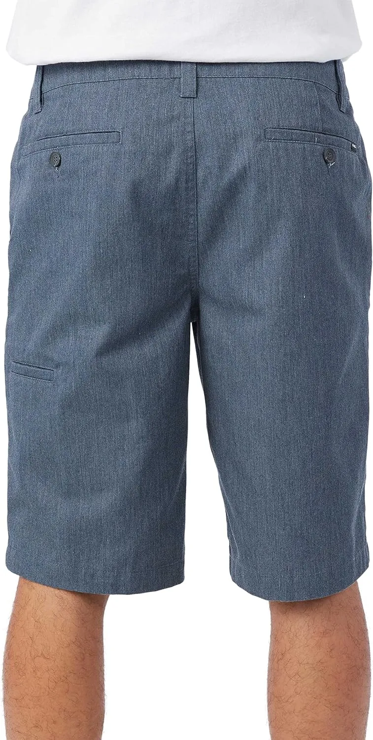 O'NEILL Men's Khaki Shorts -Stretch 22 Inch Outseam Chino Shorts Men-Classic Shorts for Men-Comfortable and Versatile
