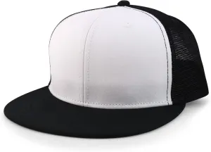 Oversize 2XL Blank Plain Structured Mesh Back Flatbill Snapback Cap