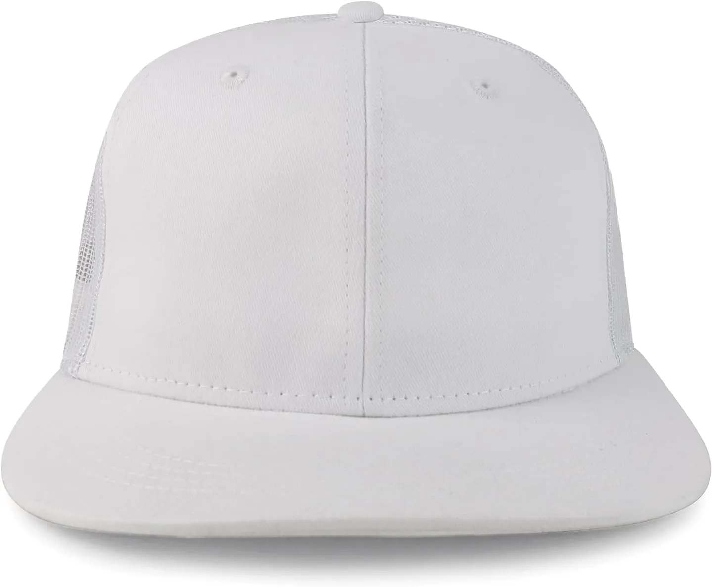 Oversize 2XL Blank Plain Structured Mesh Back Flatbill Snapback Cap