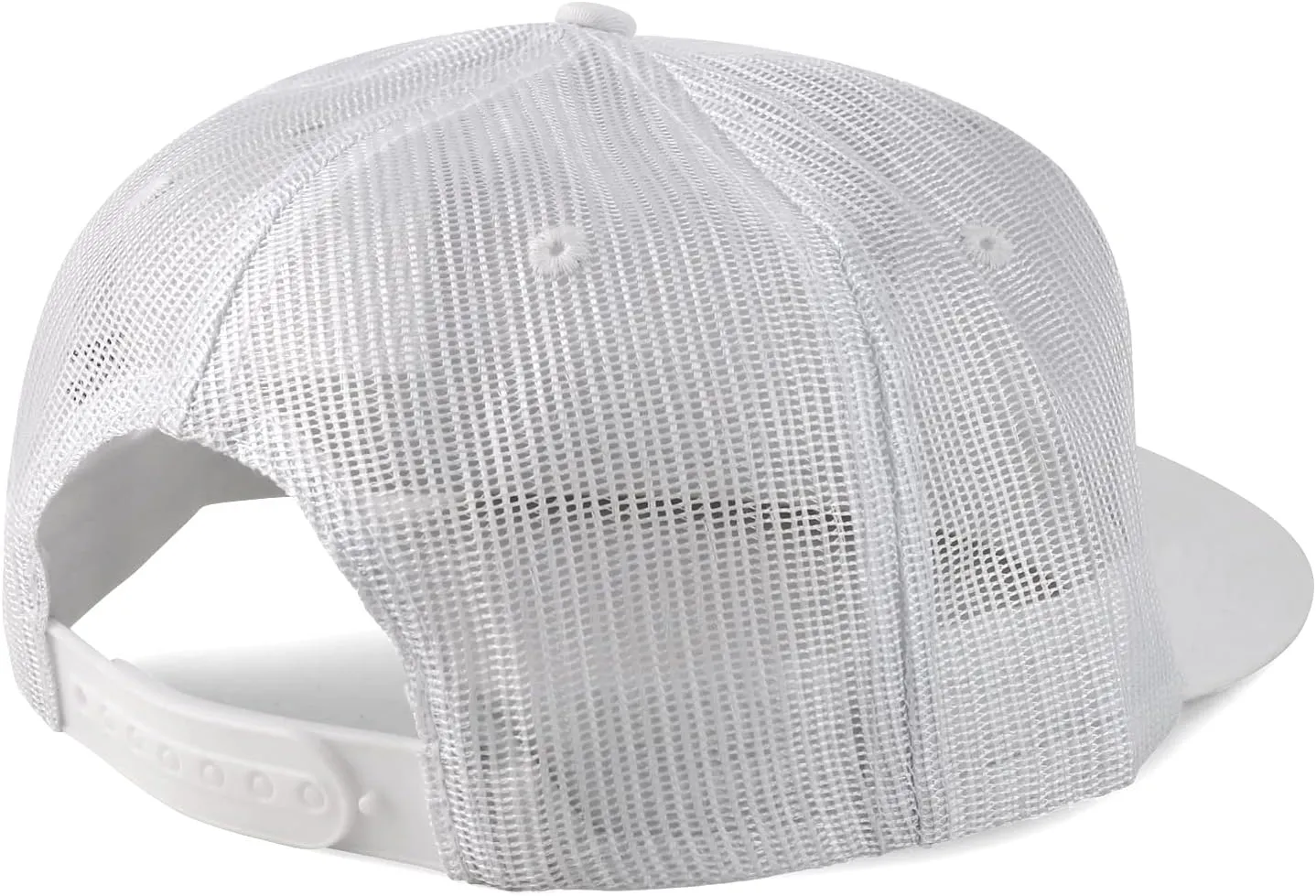 Oversize 2XL Blank Plain Structured Mesh Back Flatbill Snapback Cap