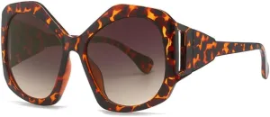 Oversized Irregular Cat Eye Sunglasses Women Vintage Pink Gradient Sun Glasses Female Shades Big Frame Eyewear