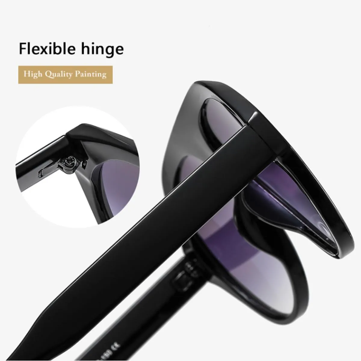 Oversized Oval Sunglasses for Driving, Photography, Running, Fishing and Sports - Anti-Dizziness and Anti-Ultraviolet,