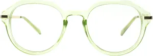 PASTL Blue Light Blocking Glasses Round Geometric Keyhole Frame