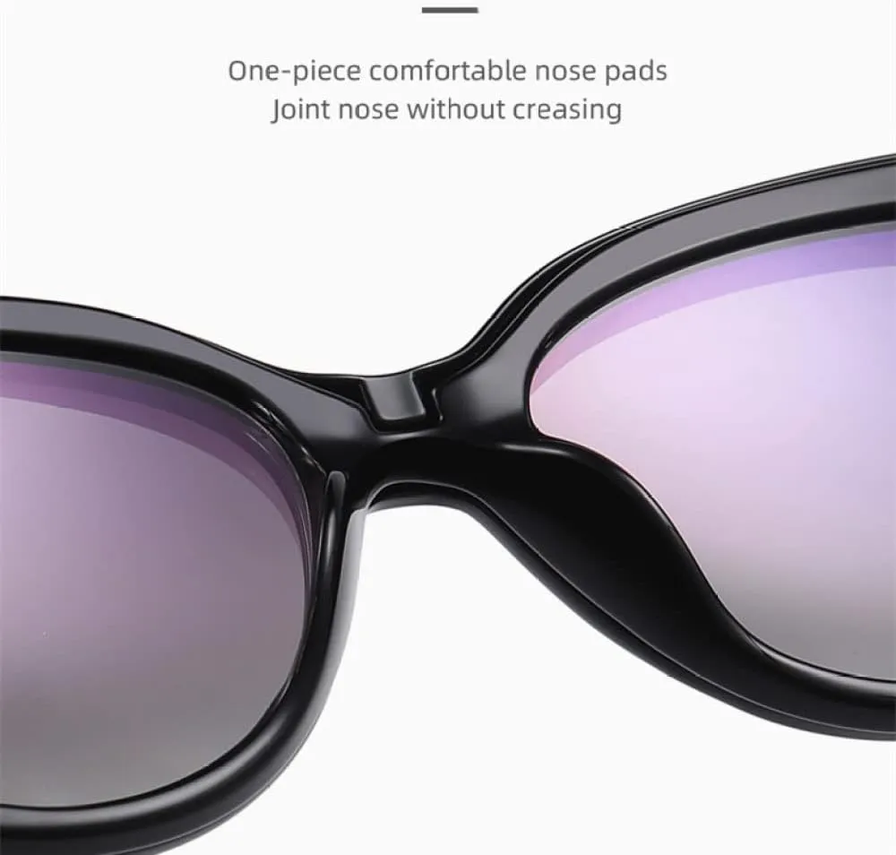 Polarized Sunglasses Cat Eye Ladies Vintage Female Sunglasses