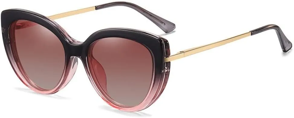 Polarized Sunglasses Cat Eye Ladies Vintage Female Sunglasses