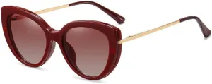Polarized Sunglasses Cat Eye Ladies Vintage Female Sunglasses