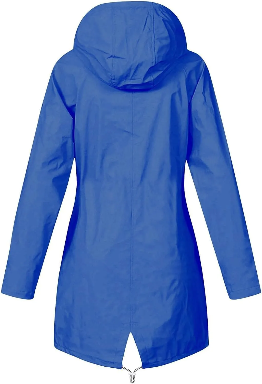 Rain Jacket Womens Waterproof with Hood Lightweight Packable Raincoat for Hiking Outdoor Windbreaker with Pockets