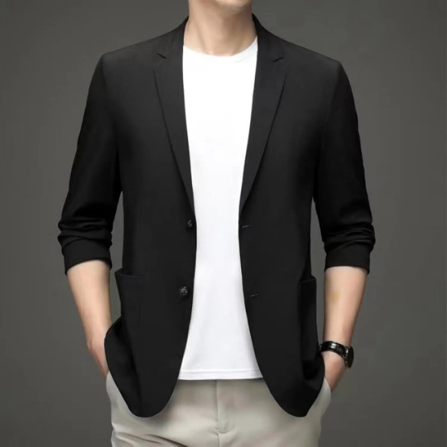 Retro Tweed Men's Suit Jackets Herringbone Slim Fit Sport Coats Blazer Prom Business Casual Men Tux Jacket Wedding Blazers