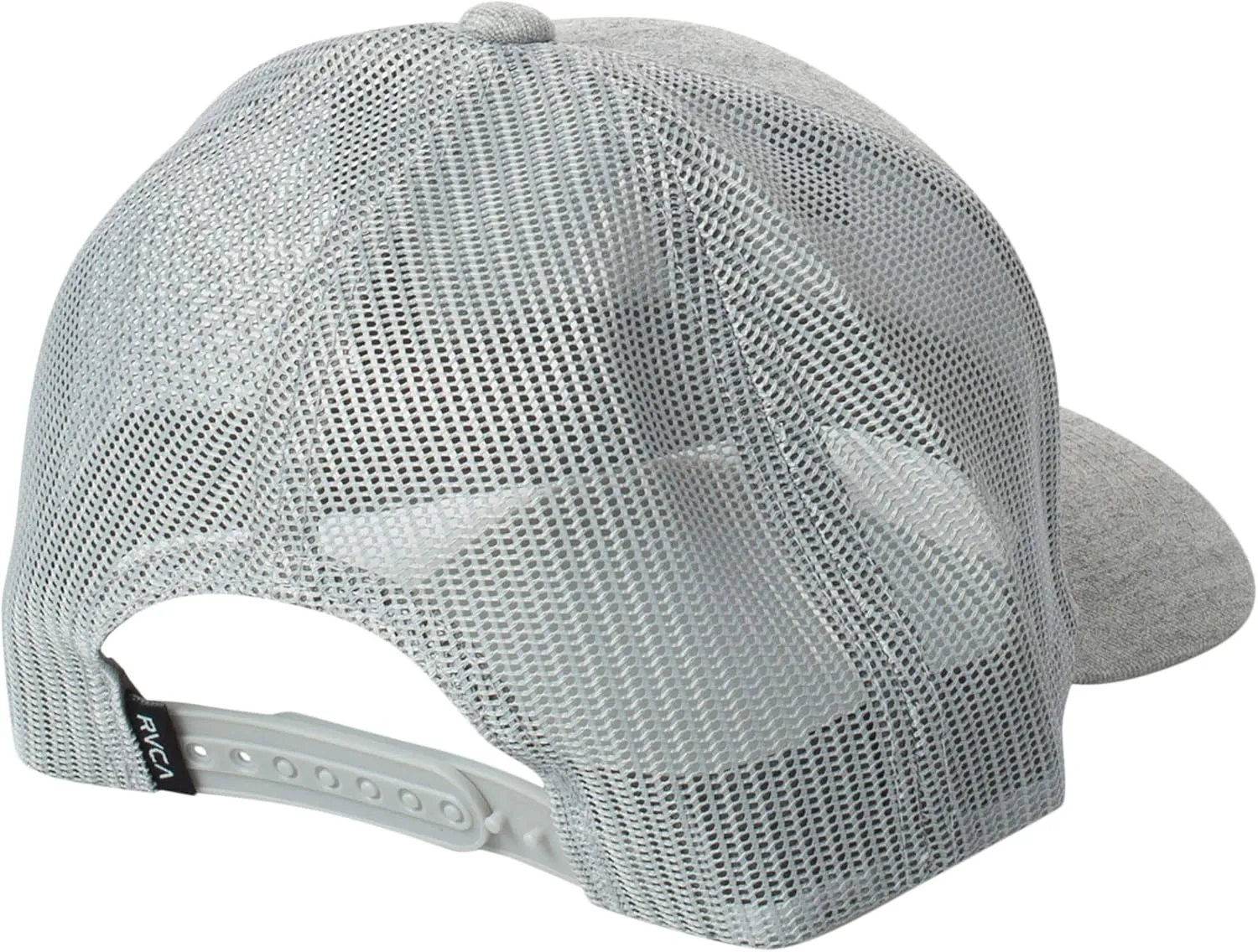 RVCA Men's Curved Brim Trucker Hat, Structured Hat with Curved Bill, Adjustable Snapback Closure