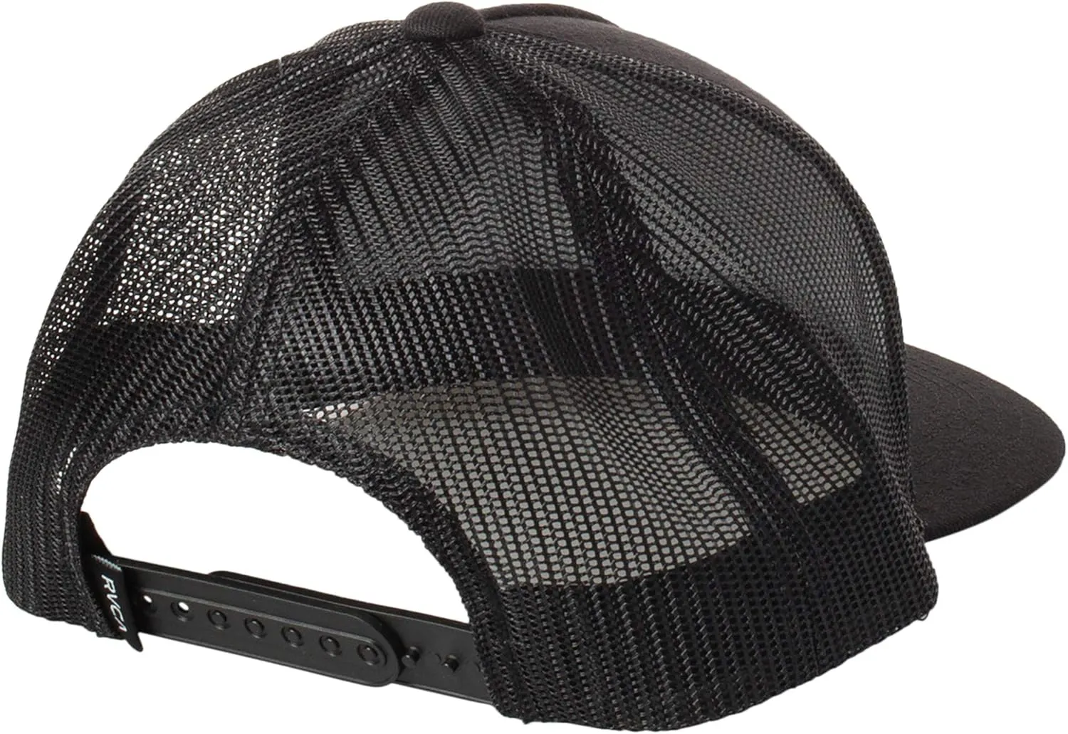 RVCA Men's Curved Brim Trucker Hat, Structured Hat with Curved Bill, Adjustable Snapback Closure