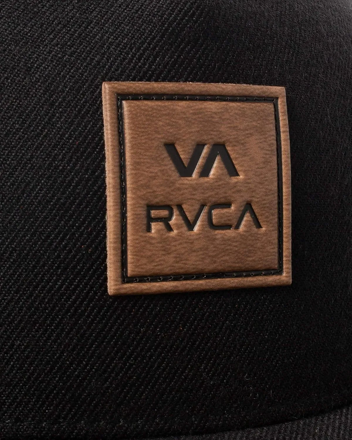 RVCA Men's Curved Brim Trucker Hat, Structured Hat with Curved Bill, Adjustable Snapback Closure