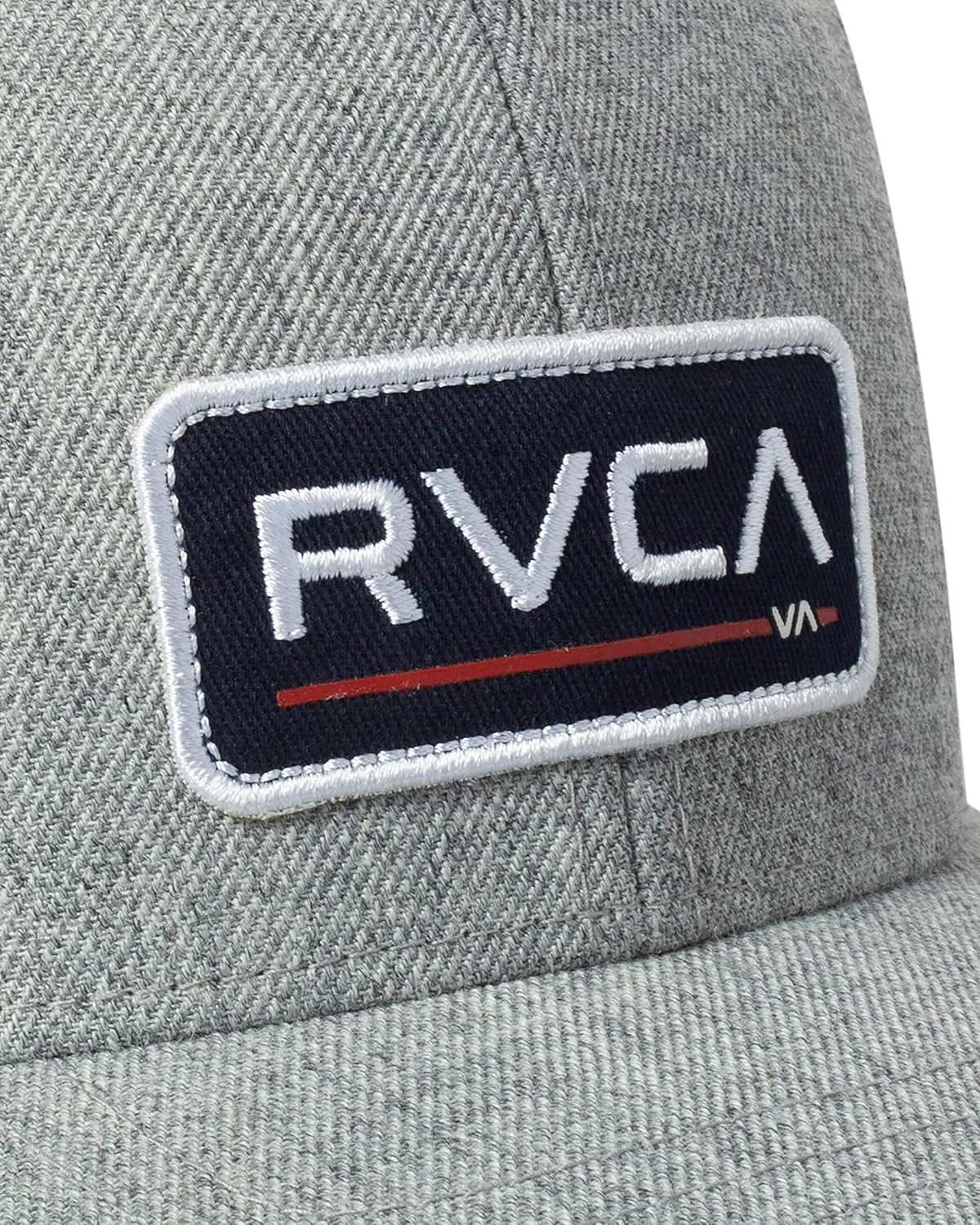 RVCA Men's Curved Brim Trucker Hat, Structured Hat with Curved Bill, Adjustable Snapback Closure