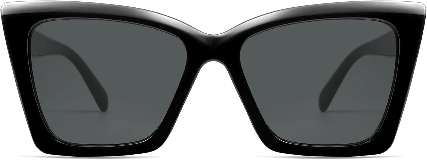 SOJOS Trendy Oversized Cateye Sunglasses Womens UV400 Large Designer Shades Lentes De Sol Para Mujer SJ2347