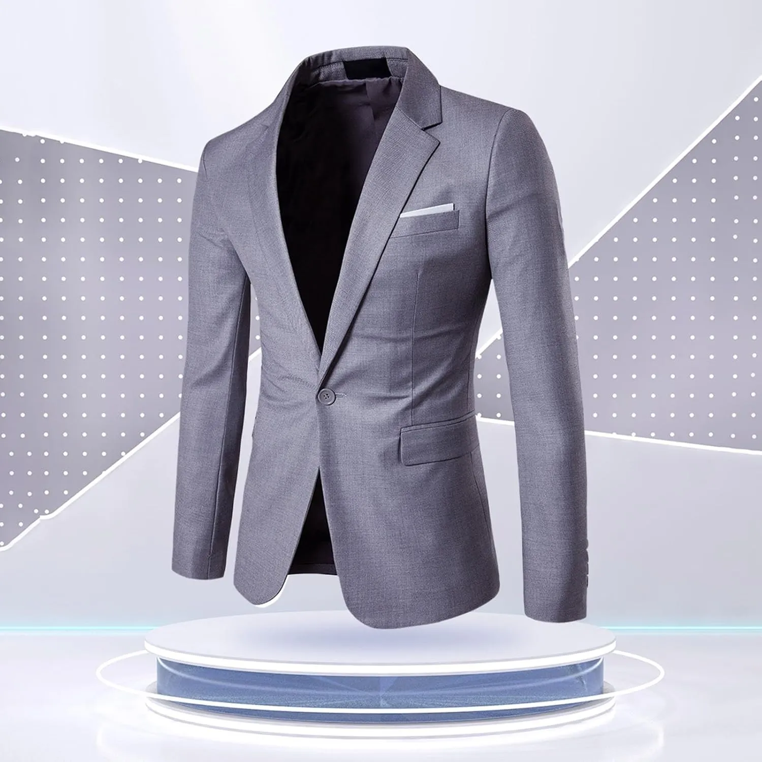 Sports Coats For Men Fit One Button Suit Coat Jacket Tops Men Fashion Mens Suit Jacket Mens Windbreaker Jackets