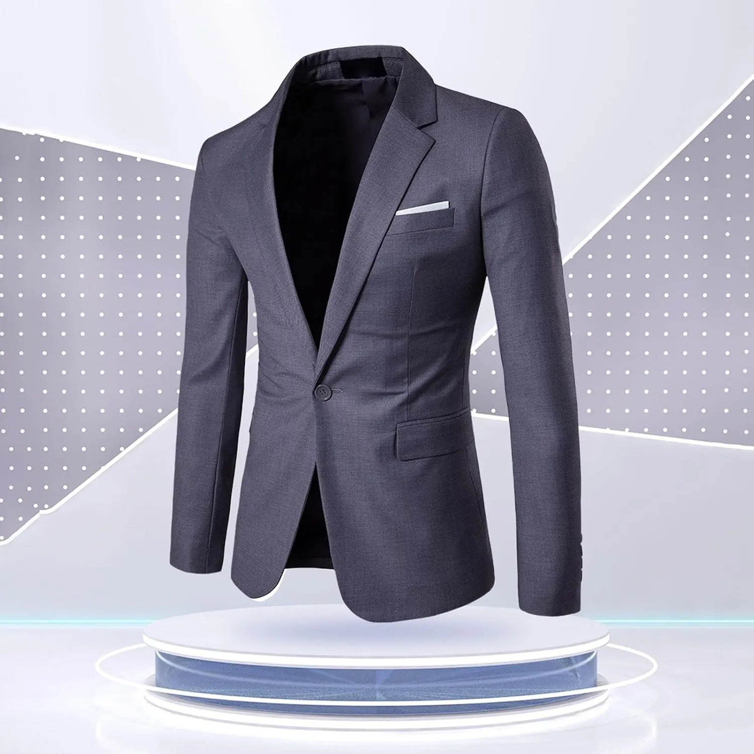 Sports Coats For Men Fit One Button Suit Coat Jacket Tops Men Fashion Mens Suit Jacket Mens Windbreaker Jackets