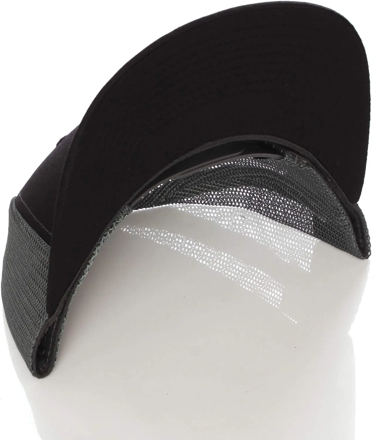 Structured Trucker Mesh Hat Custom Colors Letter O Initial Baseball Mid Profile