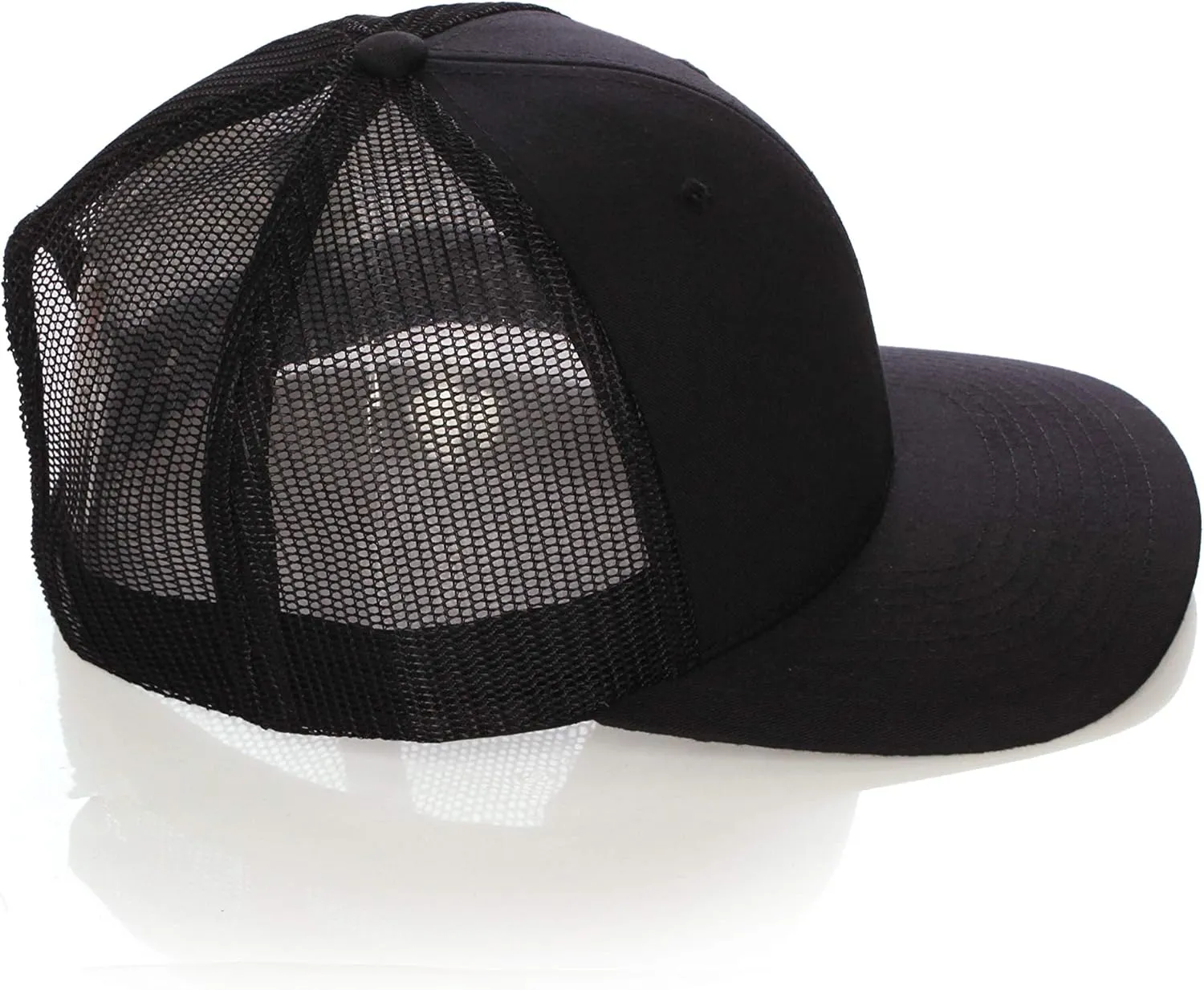 Structured Trucker Mesh Hat Custom Colors Letter W Initial Baseball Mid Profile