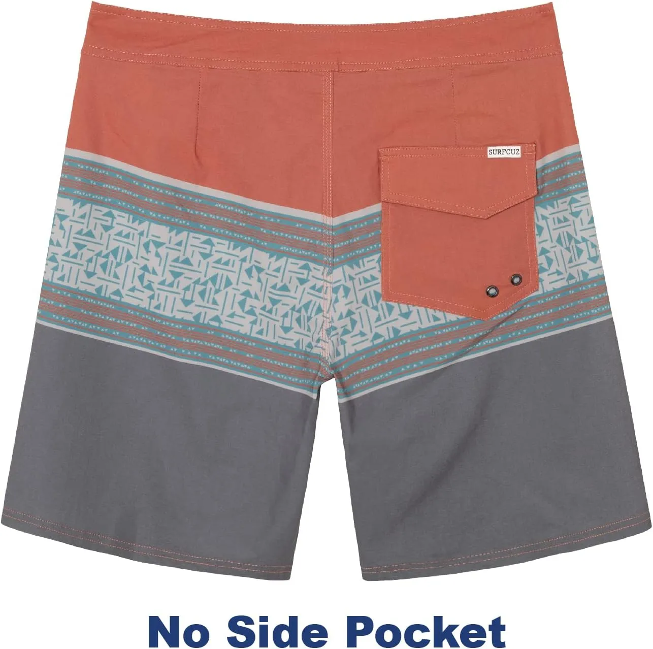 SURF CUZ Men's Vintage Cruzer Stretch Boardshort Chino Shorts