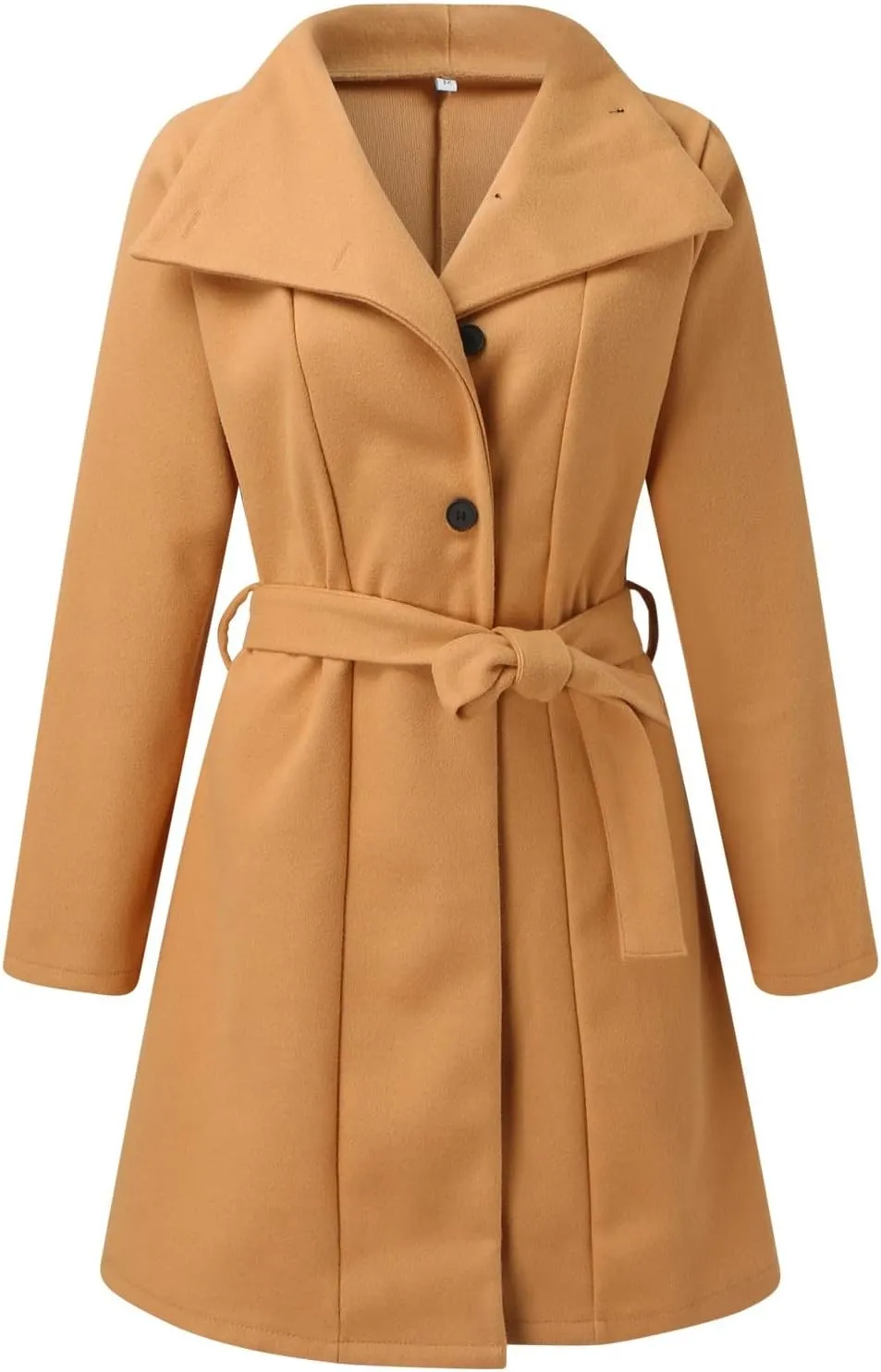 Trench Coat Women Thin Coat Trench Jacket Ladies Warm Slim Long Overcoat Outwear Khaki Trench Coat Women Double