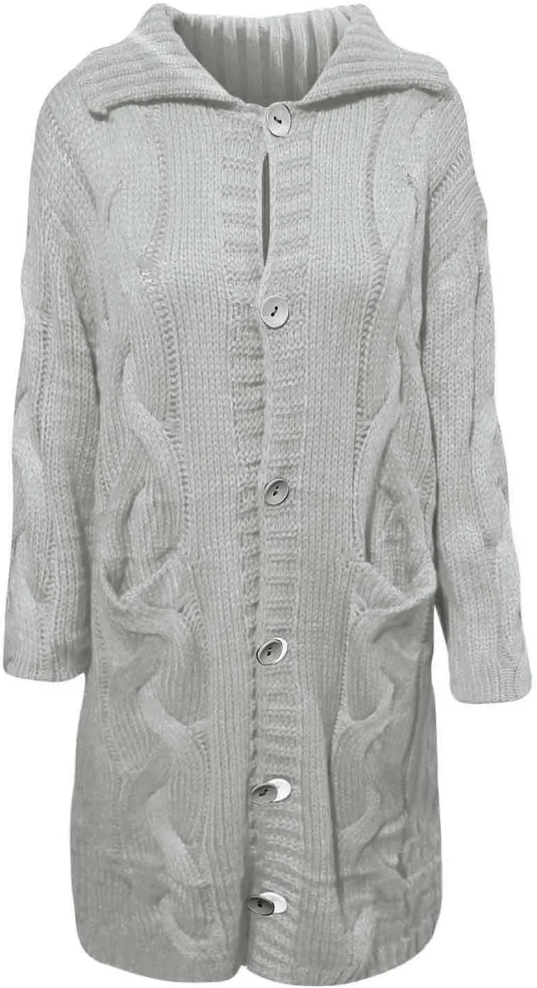 Trench Coats for Women Women Cardigan Breasted Large Long Single Sleeves Coat Women's Coat Double-Breasted Classic