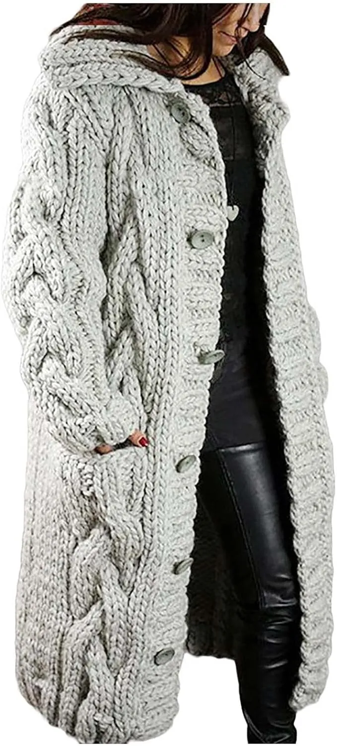 Trench Coats for Women Women Cardigan Breasted Large Long Single Sleeves Coat Women's Coat Double-Breasted Classic