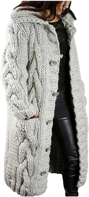 Trench Coats for Women Women Cardigan Breasted Large Long Single Sleeves Coat Women's Coat Double-Breasted Classic