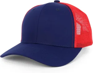 Trendy Apparel Shop Premium Structured 6 Panel Mesh Back Trucker Cap