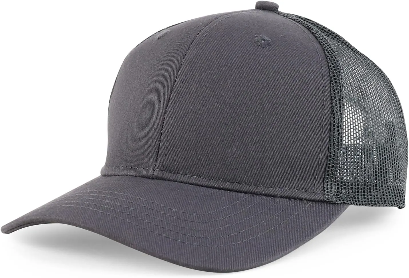 Trendy Apparel Shop Youth Size Contrasting Stitch Structured Mesh Back Baseball Cap