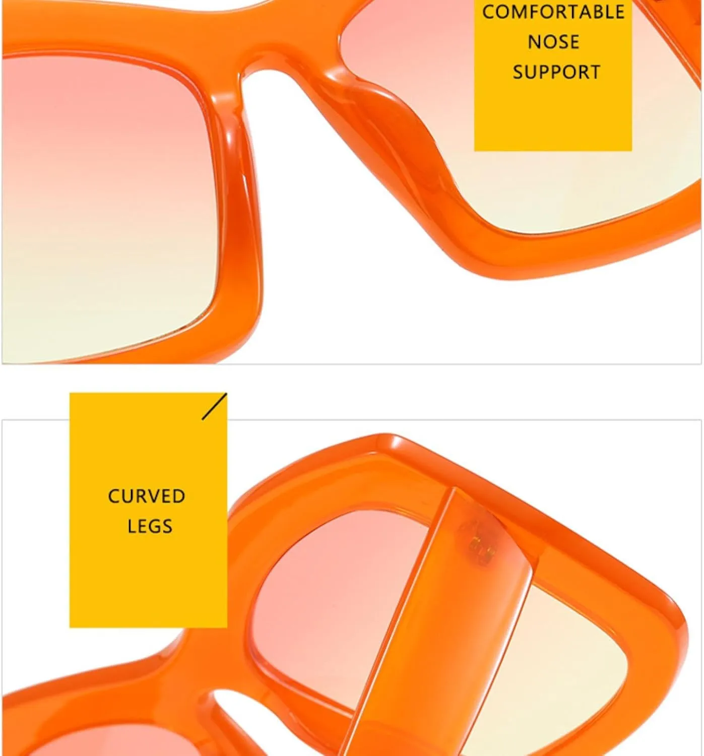 Unique Polygon Sunglasses Women Irregular Gradient Glasses Female Elegant Trendy Luxury Vintage Retro