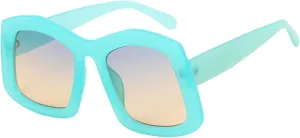 Unique Polygon Sunglasses Women Irregular Gradient Glasses Female Elegant Trendy Luxury Vintage Retro