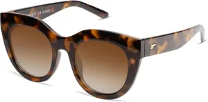 VANLINKER New Version Trendy Polarized Cat Eye Sunglasses for Women Retro Oversized Sunnies VL9690