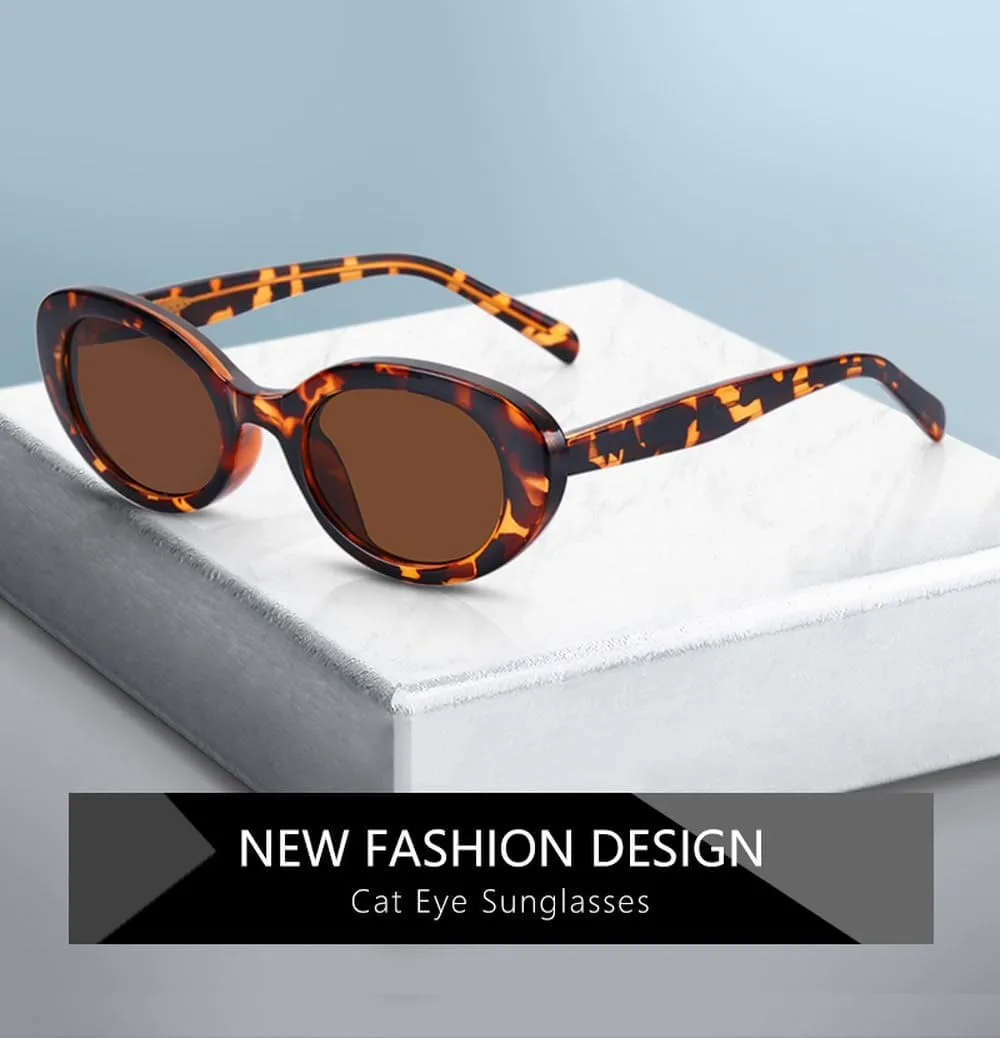 Vintage Cat Eye Sunglasses for Female Luxury Outdoor UV400