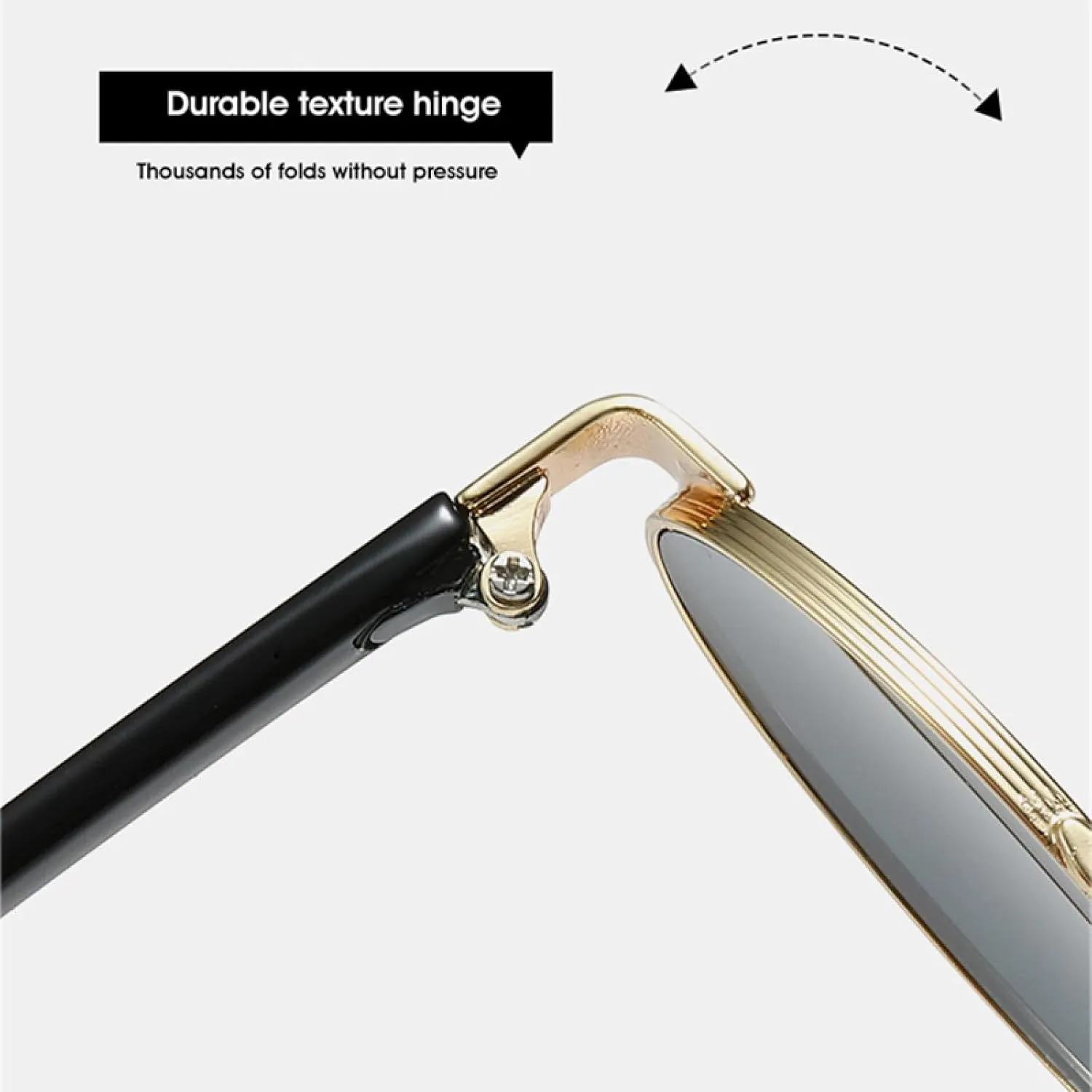 Vintage Metal Double Bridges Women Oval Sunglasses Fashion Punk Men Gradient Uv400