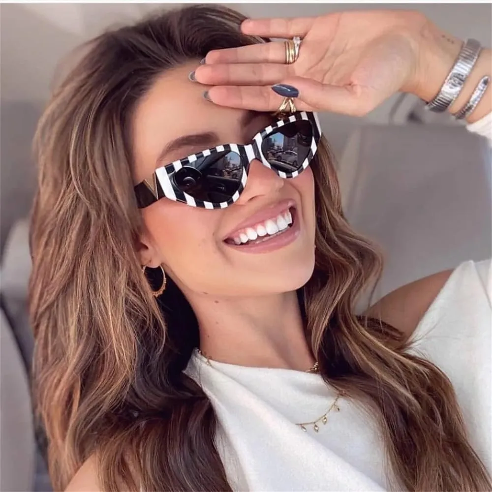 Vintage Small Frame Cat Eye Sunglasses Women Sun Glasses Shades UV400