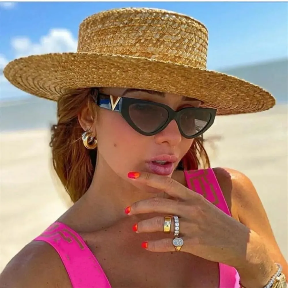 Vintage Small Frame Cat Eye Sunglasses Women Sun Glasses Shades UV400