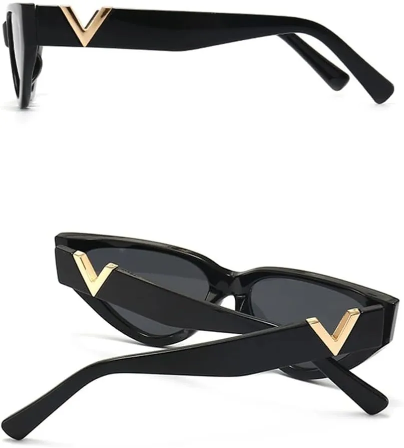 Vintage Small Frame Cat Eye Sunglasses Women Sun Glasses Shades UV400