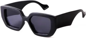 Vintage Thick Oversized Sunglasses Women Men Luxury Retro Trendy Chunky Sun Glasses