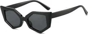 willochra Fashion Cat Eye Sunglasses Women Men Vintage polygon Sun Glasses For Ladies Shades UV400 Trending Sunglass