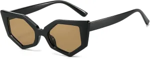 willochra Fashion Cat Eye Sunglasses Women Men Vintage polygon Sun Glasses For Ladies Shades UV400 Trending Sunglass