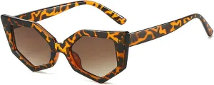 willochra Fashion Cat Eye Sunglasses Women Men Vintage polygon Sun Glasses For Ladies Shades UV400 Trending Sunglass