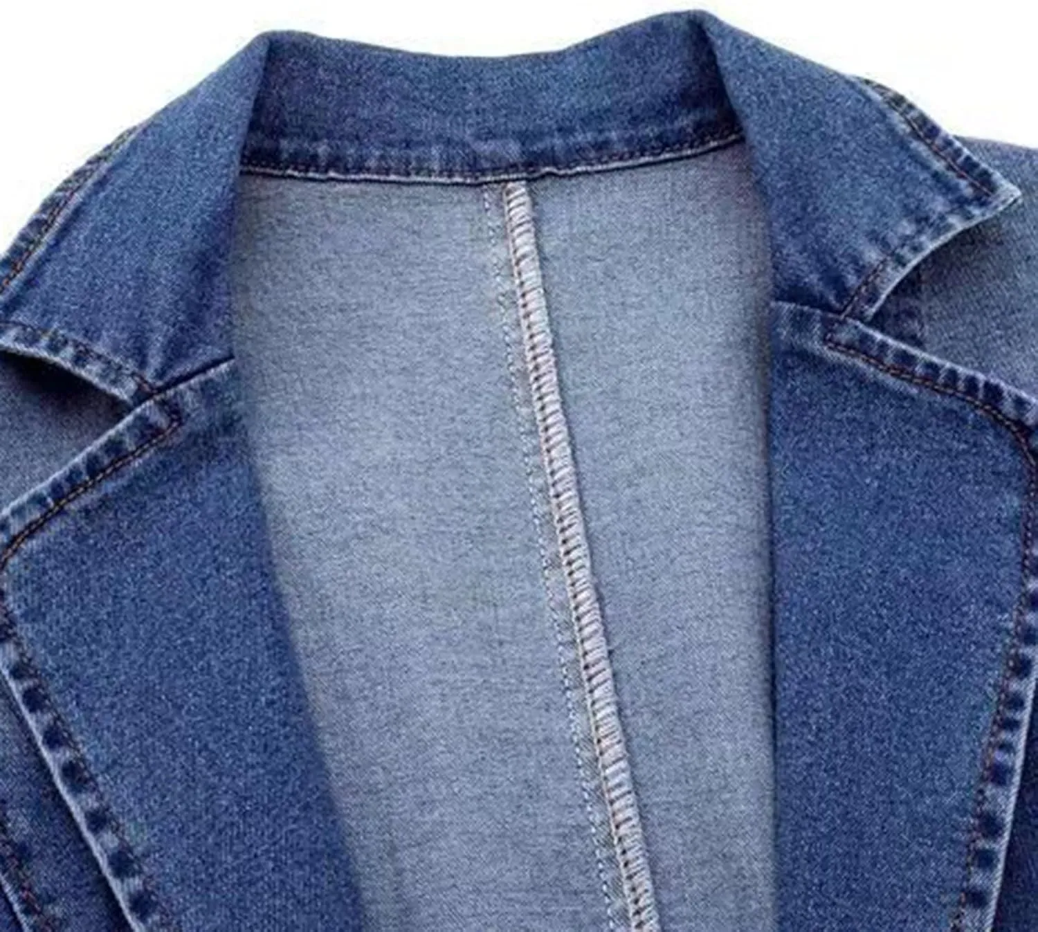 Women Oversized Denim Jacket Casual Long Boyfriend Distressed Fall Button Down Stretch Fitted Long Sleeve Jean Jacket