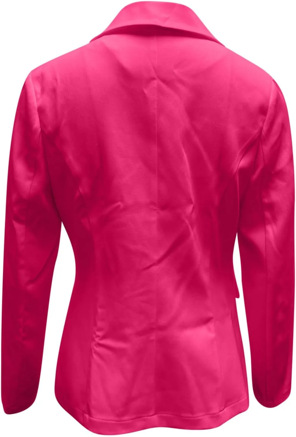 Womens Casual Blazers Stretch Lapel Collar Open Front Work Office Blazer Jacket Long Sleeve Slim Fit Suit Blazer