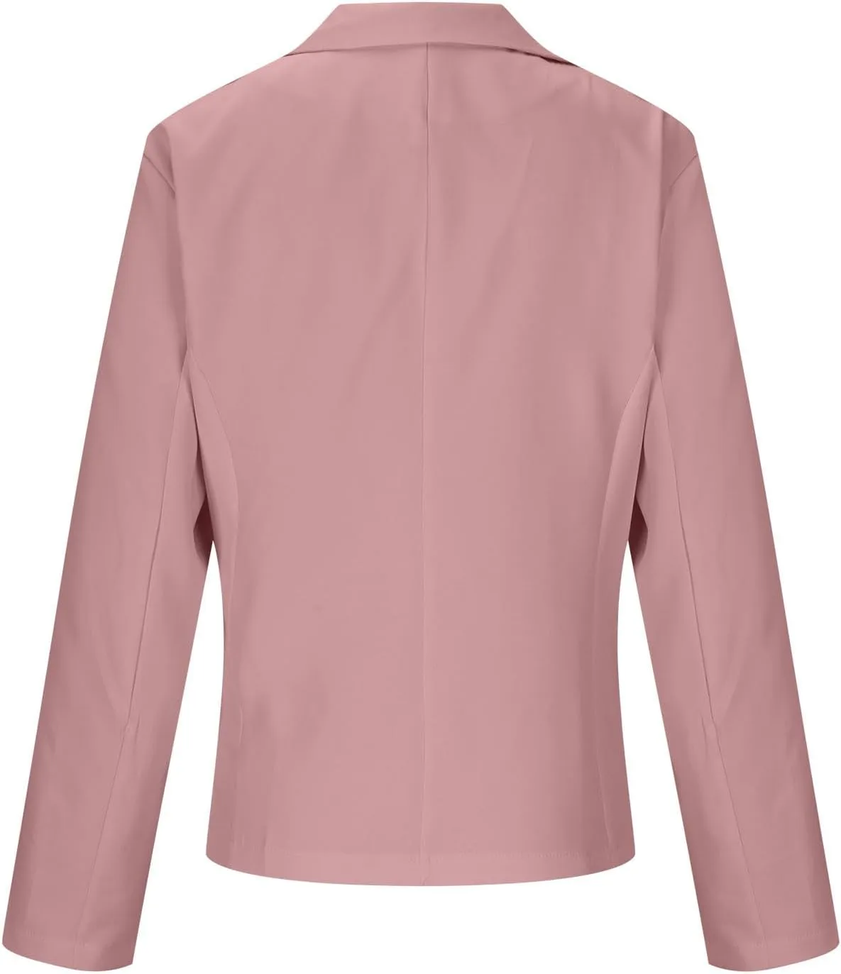 Womens Casual Blazers Stretch Lapel Collar Open Front Work Office Blazer Jacket Long Sleeve Slim Fit Suit Blazer