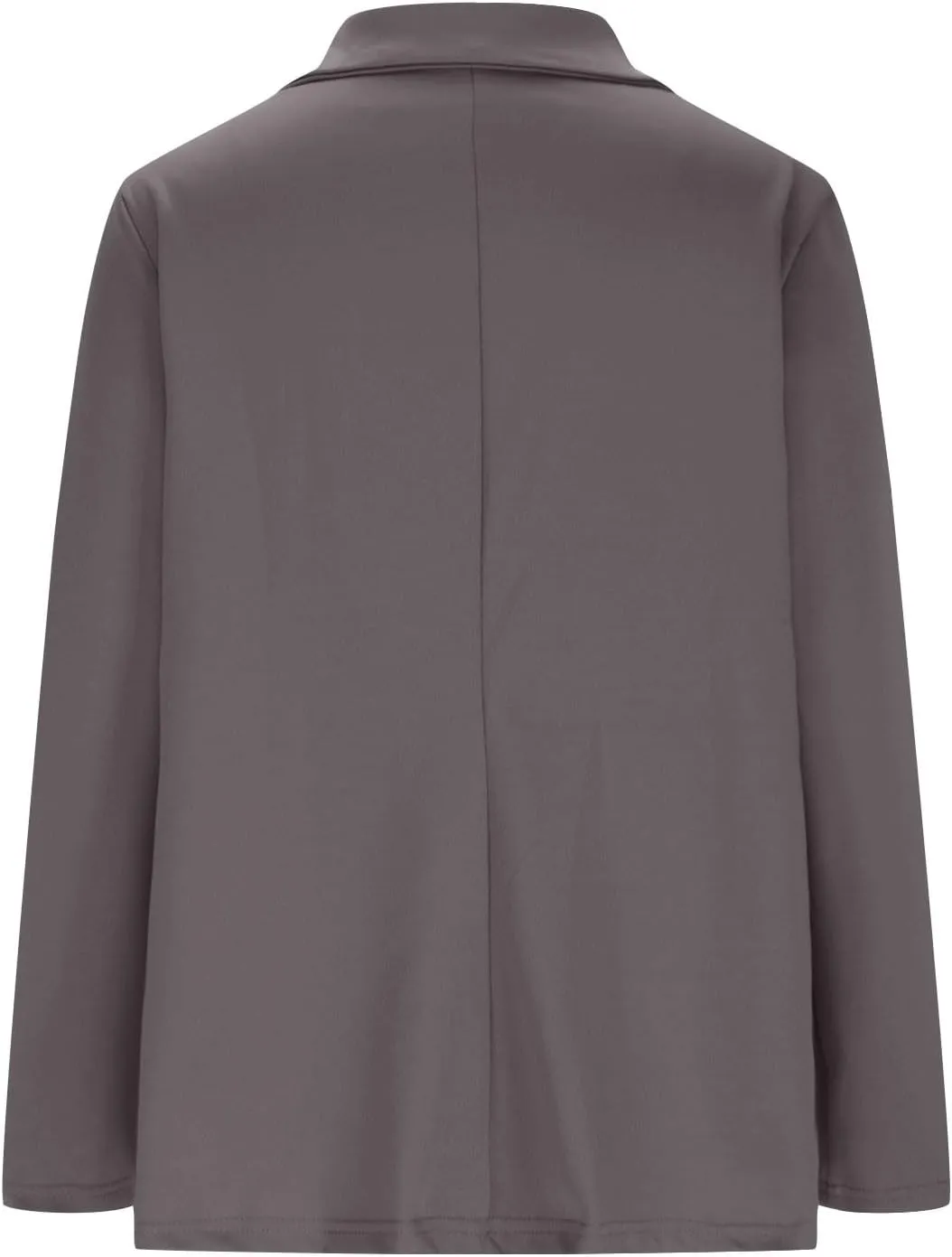 Womens Casual Long Sleeve Blazer Open Front Solid Color Work Office Blazer Jackets Lightweight Stretch Lapel Jackets